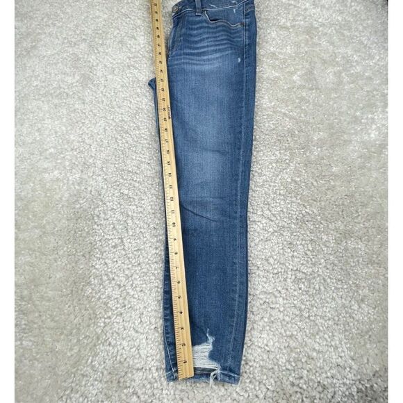 PAIGE Skyline Skinny Crop North Star Distressed - Picture 11 of 12